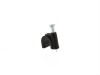 Picture of 8mm Black Round Nail Cable Clips - 100 Pack, UV Protected, Nylon 6/6