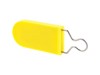 Picture of Yellow Plastic Padlock Security Seal with Metal Wire - 100 Pack