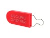 Picture of Red Plastic Security Seals with Metal Wire - 100 Pack