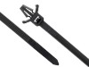 Picture of 8 Inch UV Black Winged Push Mount Cable Ties - 100 Pack