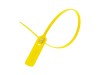 Picture of 19 Inch Yellow Pull Tight Plastic Seal w/ Steel Lock - 100 Pack