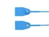 Picture of 11.5 Inch Blue Pull Tight Plastic Seals - 100 Pack, Blank, 39 Lbs Tensile Strength