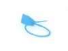 Picture of 11.5 Inch Blue Pull Tight Plastic Seals - 100 Pack, Blank, 39 Lbs Tensile Strength