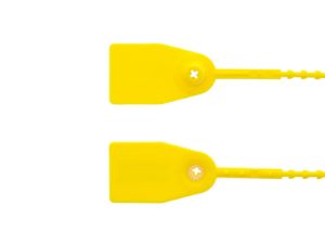 Picture of 11.5 Inch Yellow Pull Tight Plastic Seals - 100 Pack
