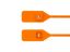 Picture of 13 Inch Orange Tear Away Plastic Seal with Steel Lock - 100 Pack