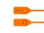 Picture of 13 Inch Orange Tear Away Plastic Seal with Steel Lock - 100 Pack