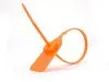 Picture of 13 Inch Orange Tear Away Plastic Seal with Steel Lock - 100 Pack