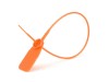 Picture of 12.5 Inch Orange Pull Tight Plastic Seal with Steel Lock - 100 Pack