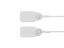 Picture of 12.5 Inch White Pull Tight Plastic Seals with Steel Lock - 100 Pack