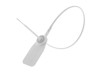 Picture of 12.5 Inch White Pull Tight Plastic Seals with Steel Lock - 100 Pack