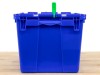 Picture of 14.5 Inch Green Pull Tight Plastic Seal w/ Steel Lock - 100 Pack