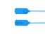 Picture of 15 Inch High Security Pull Tight Plastic Seal w/ Steel Lock - 100 Pack, Blue, 55 Lbs Strength