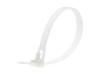 Picture of 8 Inch Natural Nylon Cable Ties - 100 Pack, Releasable, 50 Lbs Tensile Strength