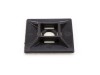 Picture of 1 Inch Black Nylon Adhesive Tie Mounts - 100 Pack, UV & RoHS Compliant, Screw Mountable