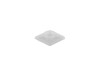 Picture of 3/4 Inch Square Adhesive Tie Mounts - 100 Pack, Nylon, Natural, Screw Mount, RoHs & UL Compliant