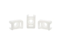 Picture of 3.5 mm Natural Nylon Saddle Tie Mounts - 100 Pack