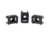 Picture of 6.3 mm Black Nylon Saddle Tie Mounts - 100 Pack