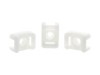 Picture of 6.3 mm Natural Nylon Saddle Tie Mounts - 100 Pack