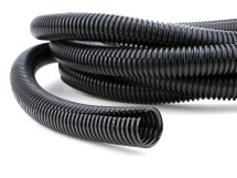 Picture of 1/2 Inch Black Flexible Split Loom - 50 FT, PP, UV Protected, RoHS & UL Compliant