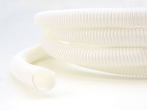 Picture of 3/8 Inch White Flexible Split Loom - 50 FT, PP, RoHs Compliant