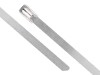 Picture of 8 Inch Stainless Steel Cable Ties - 100 Pack, 200 Lbs Tensile Strength, UL Compliant