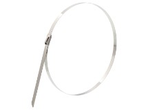 Picture of 15 Inch Stainless Steel Cable Ties - 100 Pack