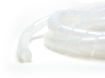 Picture of 1/2 Inch Clear Polyethylene Spiral Wrap - 50 FT