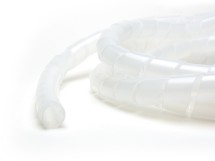 Picture of 1/8 Inch Clear PET Spiral Wrap - 50 Feet, RoHS Compliant, Max Bundle 1/4 Inch