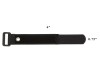 Picture of 6 Inch Black C Inch Straps with Eyelet - 5 Pack