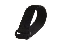 Picture of All Purpose Elastic C Inch Strap - 12 Inch x 1 Inch - 5 Pack - Black