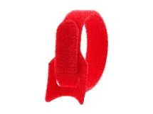 Picture of 6 Inch Red Hook & Loop Tie Wraps - 50 Pack
