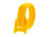 Picture of 6 Inch Yellow Hook and Loop Tie Wraps - 50 Pack