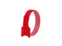 Picture of 8 Inch Red Hook & Loop Tie Wraps - 50 Pack