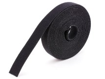 Picture of 3/8 Inch Continuous Black Hook & Loop Wrap - 10 Yards