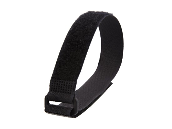 Picture of 12 Inch Fire Rated Black Cinch Strap - 5 Pack