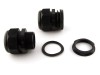 Picture of 3/4 Inch Black Nylon Cable Gland for 13 - 18mm Cable - 3 Pack