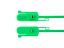 Picture of 15 Inch Tamper Evident Tear Away Green Plastic Seal - 100 Pack