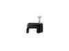 Picture of 8mm Black Flat Nail Cable Clip - 100 Pack