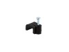 Picture of 8mm Black Flat Nail Cable Clip - 100 Pack