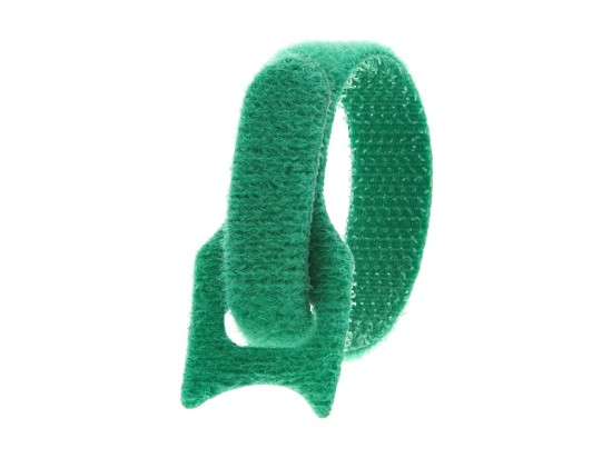 Picture of 6 Inch Green Hook and Loop Tie Wrap - 50 Pack