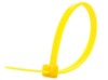 Picture of 4 Inch Fluorescent Yellow Miniature Nylon Cable Tie - 500 Pack