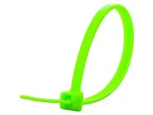 Picture of 4 Inch Neon Green Miniature Nylon Cable Tie - 500 Pack