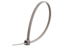 Picture of 6 Inch Gray Miniature Nylon Cable Tie - 100 Pack