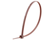 Picture of 8 Inch Brown Miniature Cable Tie - 100 Pack