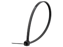 Picture of 8 Inch Black UV Intermediate Cable Tie - 100 Pack