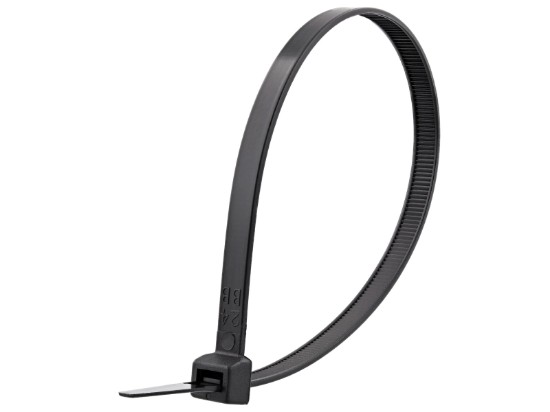 Picture of 11 Inch Black UV Heavy Duty Cable Tie - 100 Pack