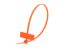 Picture of 8 Inch Orange Miniature Identification Cable Tie - 100 Pack