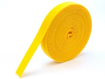 Picture of 3/4 Inch Continuous Yellow Hook and Loop Wrap - 10 Yards