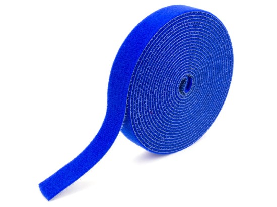 Picture of 3/4 Inch Continuous Blue Hook and Loop Wrap - 25 Yards