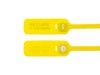 Picture of 19 Inch Standard Yellow Pull Tight Plastic Seal with Steel Locking Piece - 100 Pack